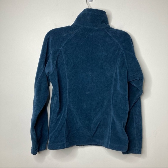 Columbia thick fleece jacket navy blue size medium - Picture 3 of 4